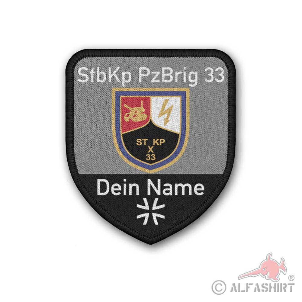Patch StbKp PzBrig 33 BW Bundeswehr Internal Association Badge Staff #41042