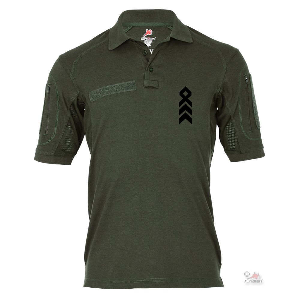 Tactical Polo Shirt Alfa - Sergeant Major rank insignia BW # 19213