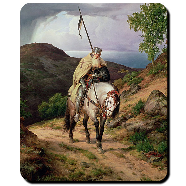 Tha Last Crusader letzte Ritter Mittelalter Pferd - Mauspad Mousepad #8581
