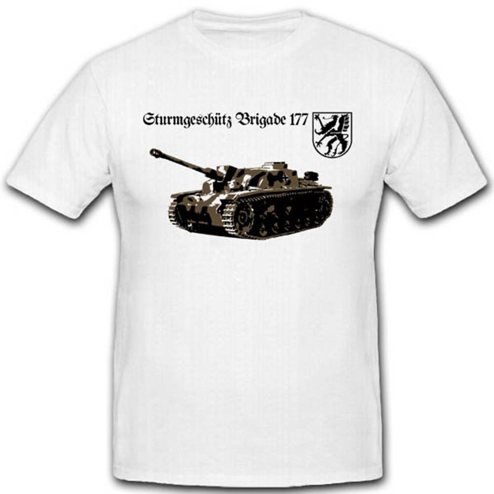 Stug Brigade Wh Militär Einheit Wappen Sturmgeschützbrigade 77 - T Shirt #2673