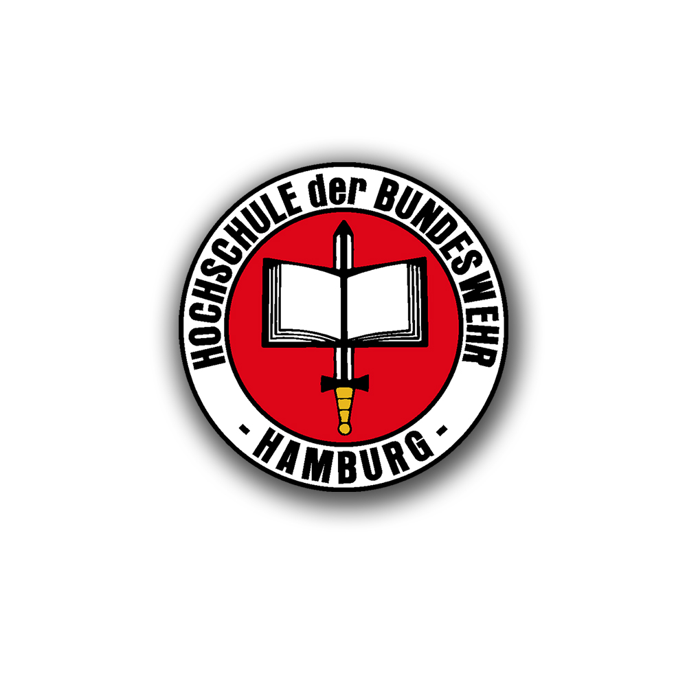 Sticker 10x10cm University of the Federal Armed Forces Hamburg Helmut Schmidt #A7396