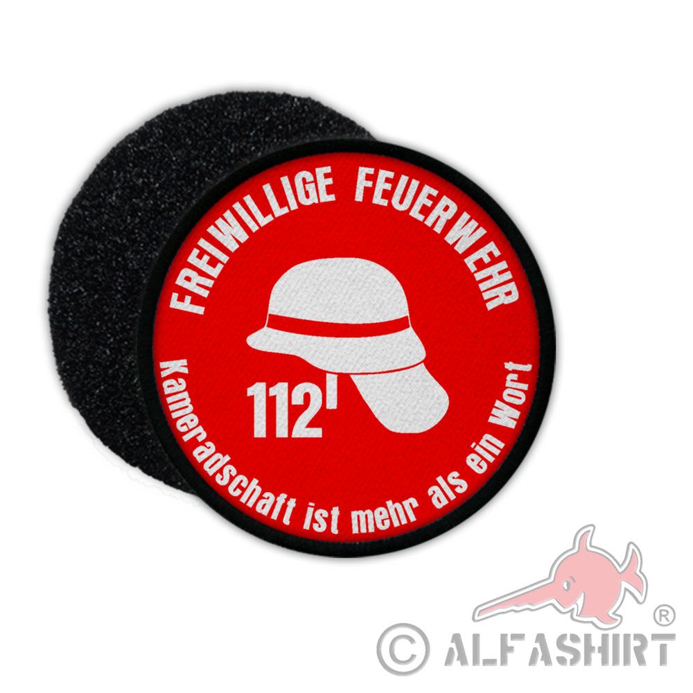 Patch Freiwillige Feuerwehr Kameradschaft FF Löschzug Mitglied 112 Wappen #31949