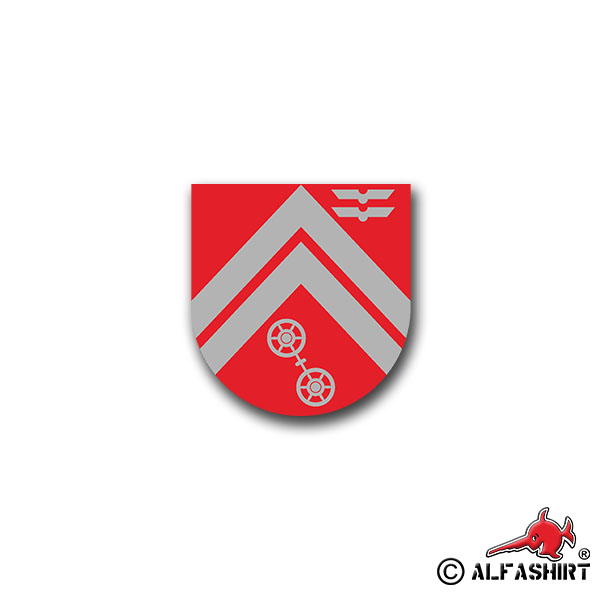 Aufkleber/Sticker KhRgt 36 Kampfhubschrauberregiment Kurhessen Heer 7x7cm A1171