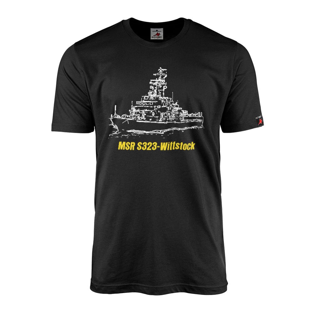 T-Shirt MSR S323 Wittstock Minensuch- und Räumschiff Volksmarine #47233