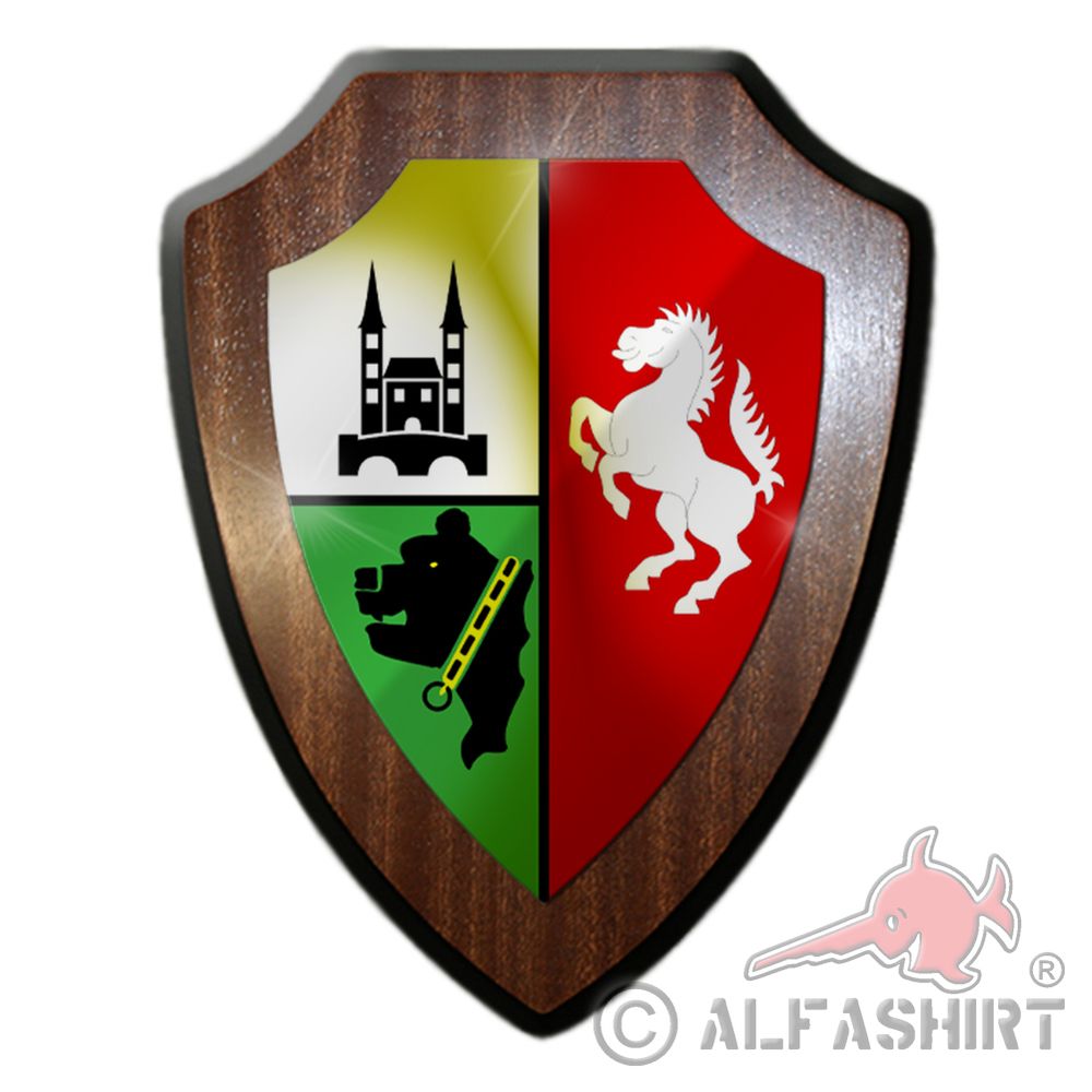 Heraldic shield 4 Pioneer Battalion 7 Company Bundeswehr Pioneers Unit # 36358