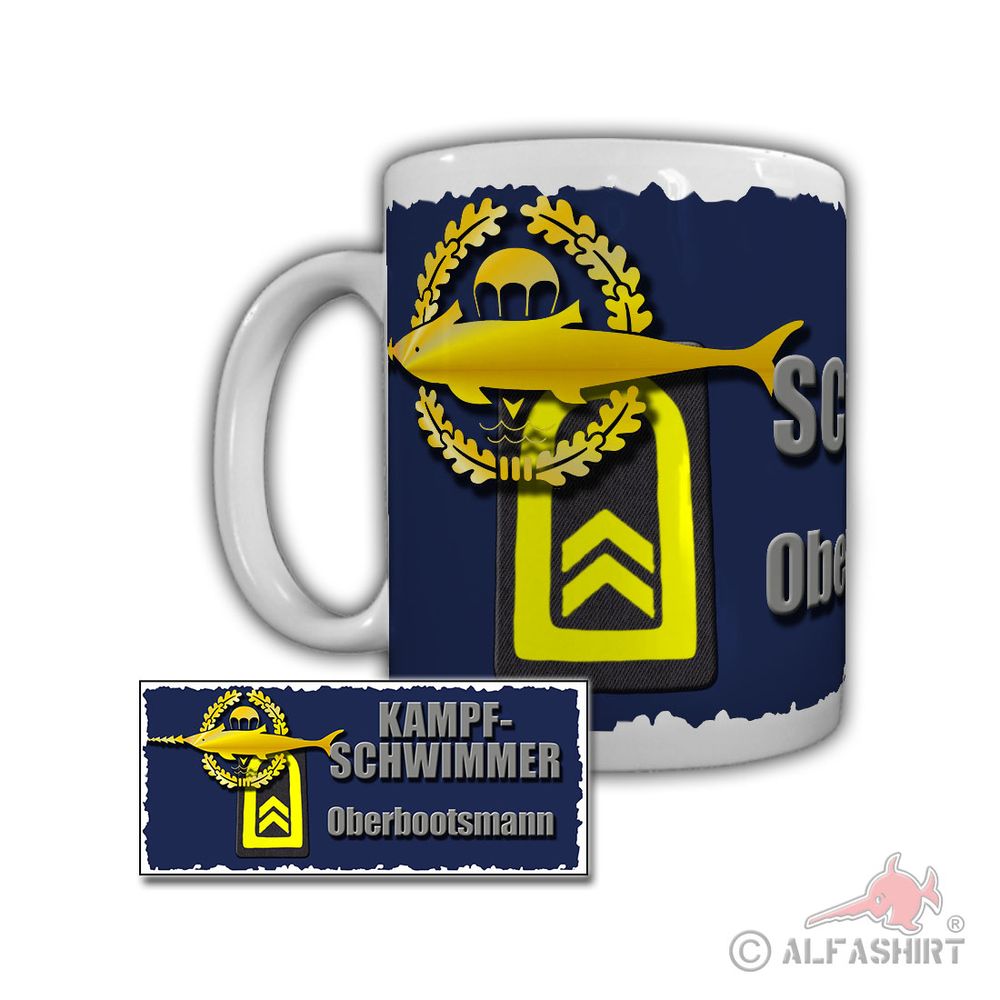Tasse Kampfschwimmer Oberbootsmann Unterstützungsgeschwader Bundeswehr #29257