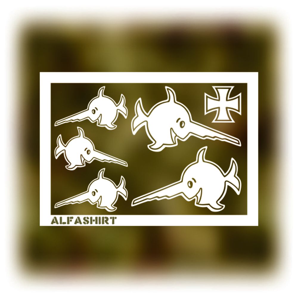 Sticker - U Boot 96 Sawfish Swordfish Logo Saving Car # A088