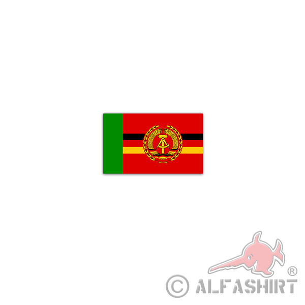 Sticker 6 border brigade coast GBrK border troop DDR Marine 12x7cm A3503
