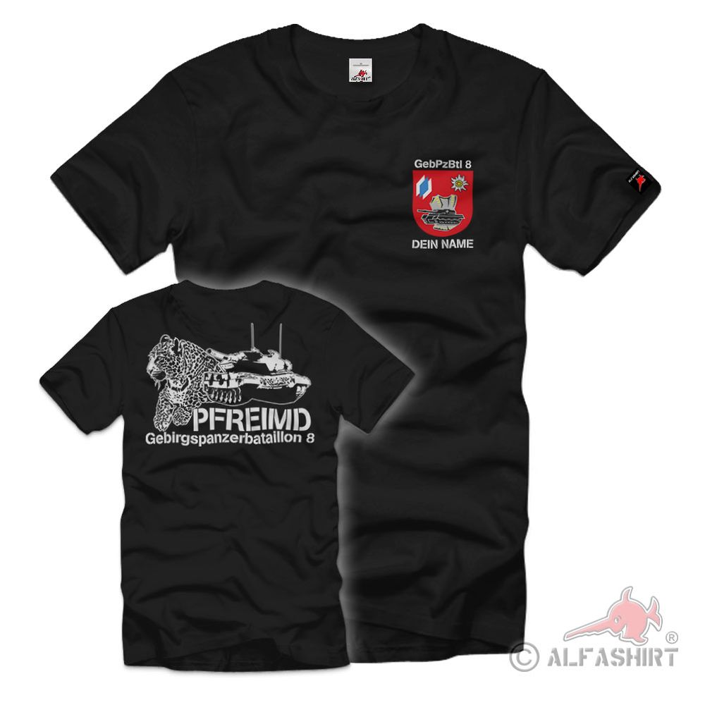 GebPzBtl 8 Personalized Company Bundeswehr Mountain Tank Battalion #40908