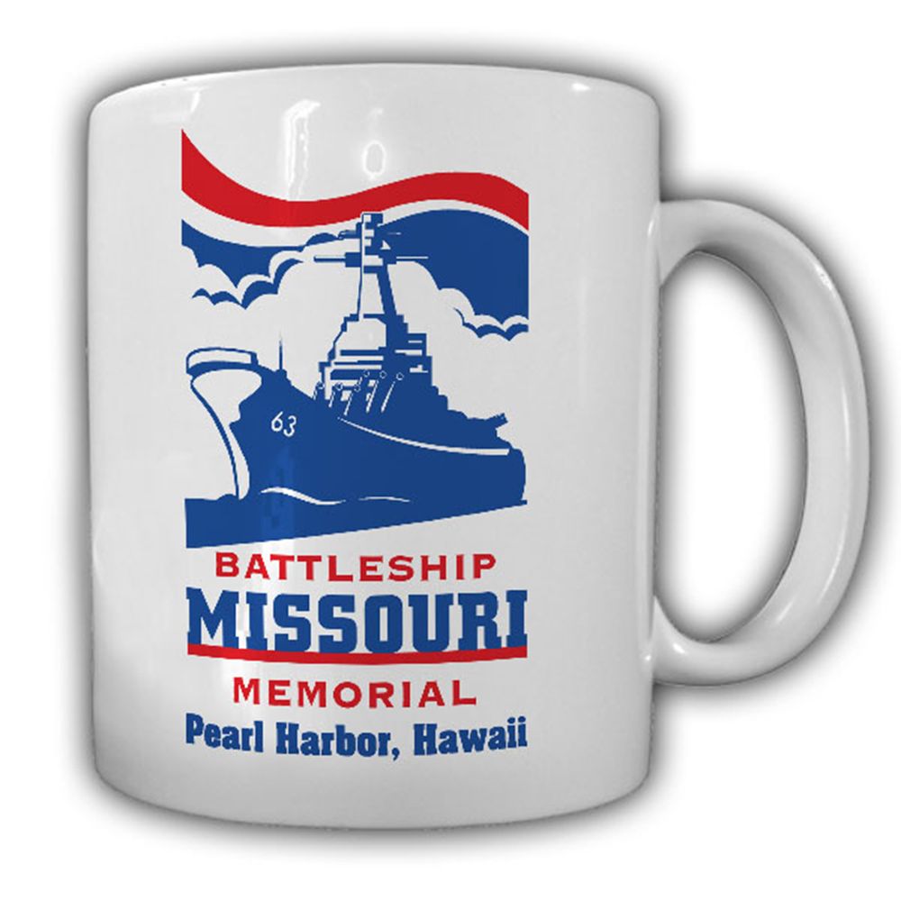 Battleship USS Missouri BB-63 Mighty Mo Iowa-Klasse Navy - Tasse #13188