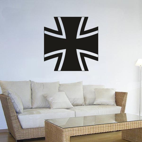 Bundeswehr Cross Bwk Coat of Arms Badge Emblem Wall Decal 45x45cm # 3439
