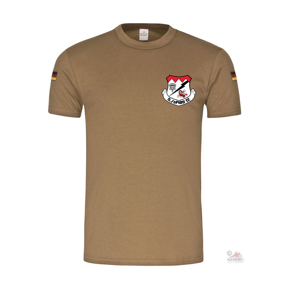 BW Tropen 5-sPiBtl 12 Company Bundeswehr Unit Speyer Volkach T-Shirt # 36528