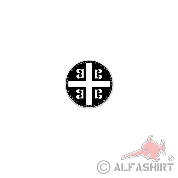 Aufkleber/Sticker Byzantinisches Reich Byzanz Oströmische Reich 7x7cm A3345