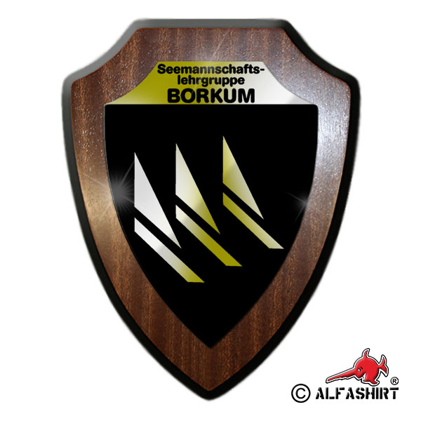 Wappenschild Seemannschaftslehrgruppe Borkum BW Marine Bundesmarine #15312