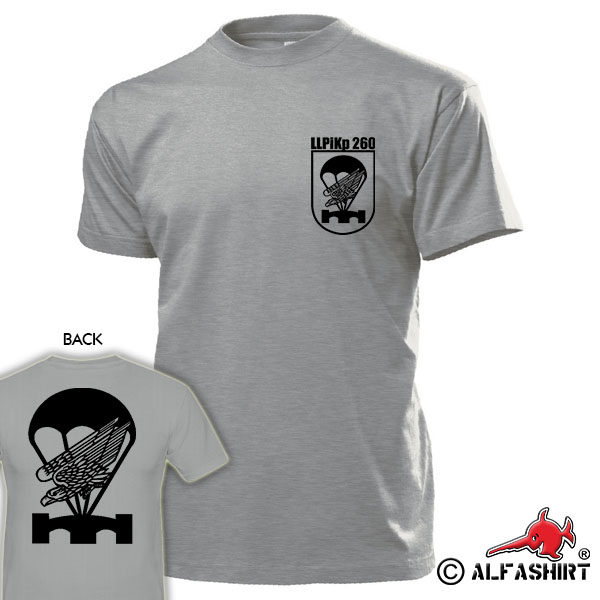 LLPiKp 260 Luftlandepionierekompanie Saarlouis Fallschirmjäger - T Shirt #15581