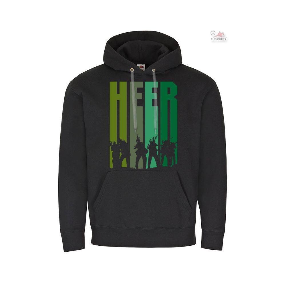 Hoodie Retro Heer BW Bundeswehr Infanterie Jäger Panzergrenadier #30839