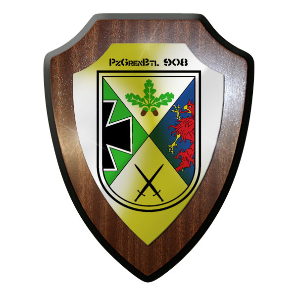 Wappenschild -Panzergrenadierbataillon 908 Grenadiere PzGrenBtl Infanterie #9759