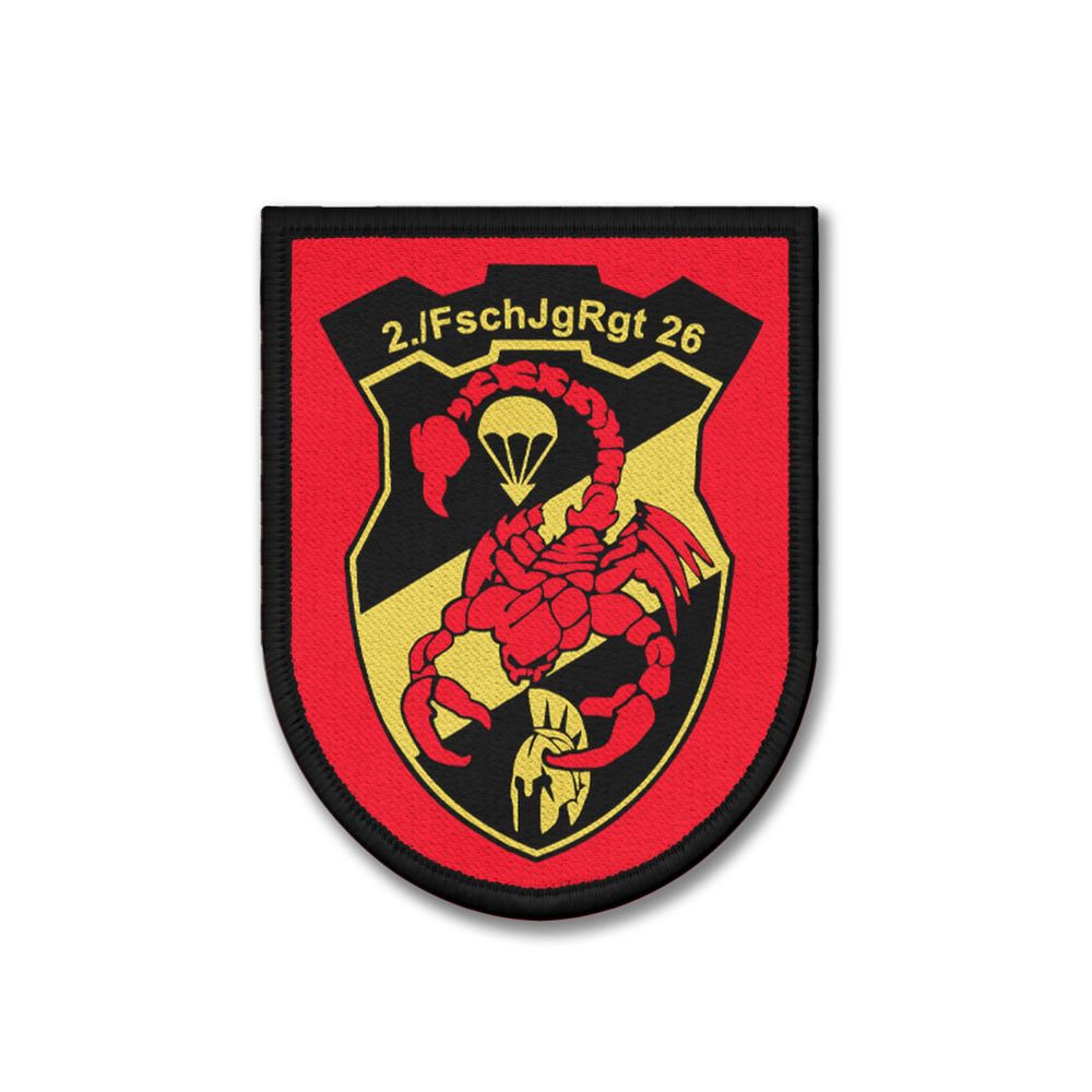 Patch 9x7cm 2. Kompanie FschJgRgt Fallschirmjägerregiment 26 LLBrig 1 #47125
