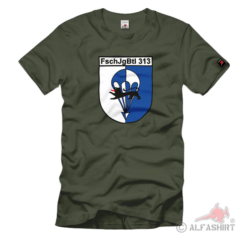FschJgBtl Fallschirmjäger Btl Bataillon Bw Seedorf 313 T Shirt #1147