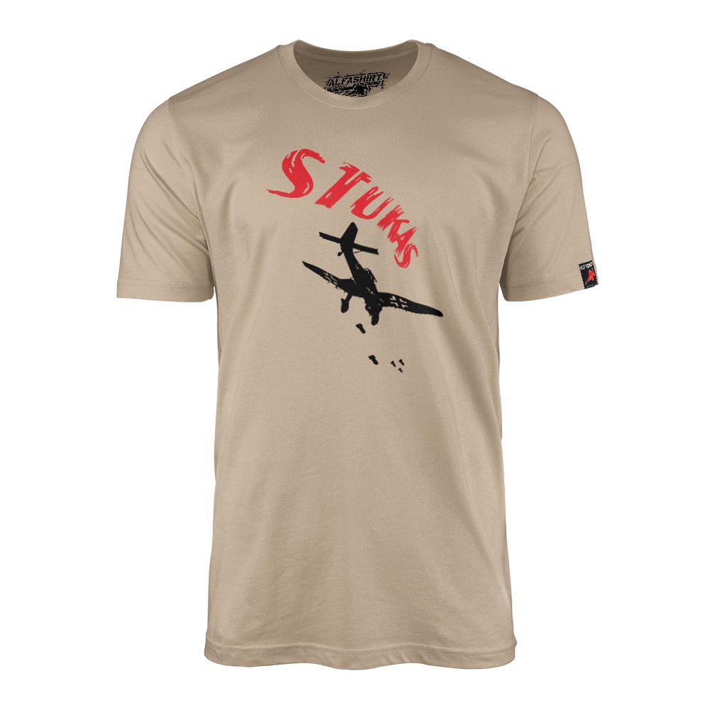 Stuka Bomber Ju87 dive bomber Luftwaffe Germany - T Shirt # 1175