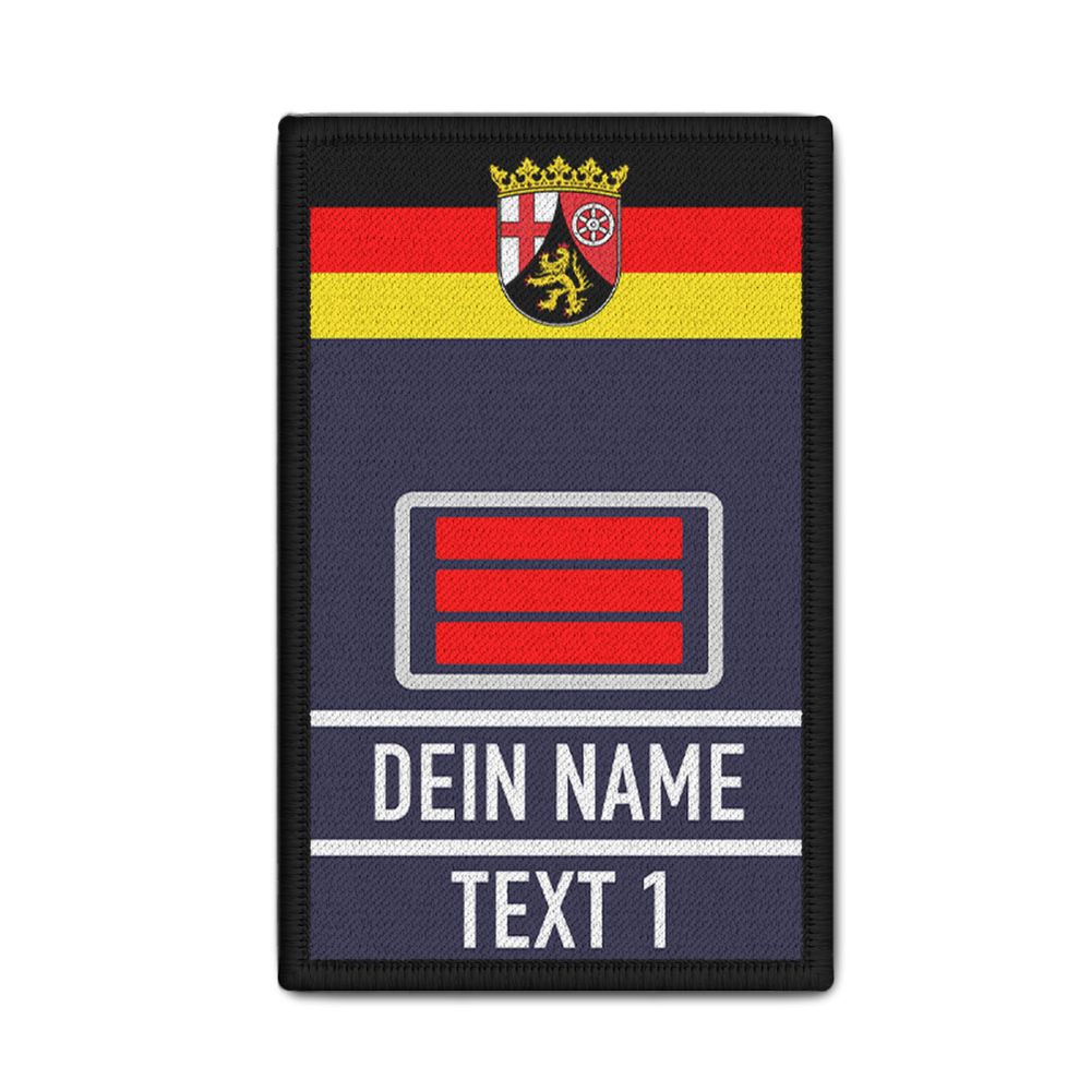 Fire Department Chief Fire Officer RLP Rank Volunteer Personalized #45416