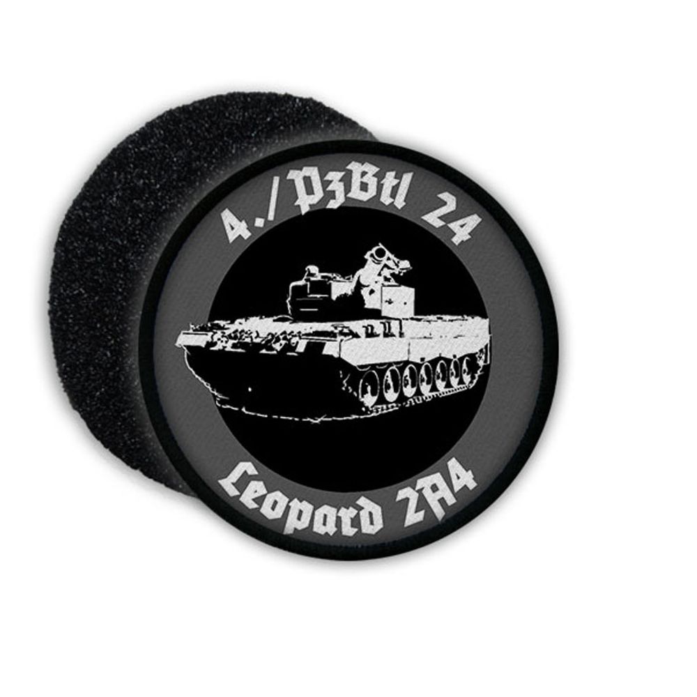 Patch  Flausch 4 PzBtl 24 Leopard 2A4 Panzer-Bataillon Bundeswehr #22655