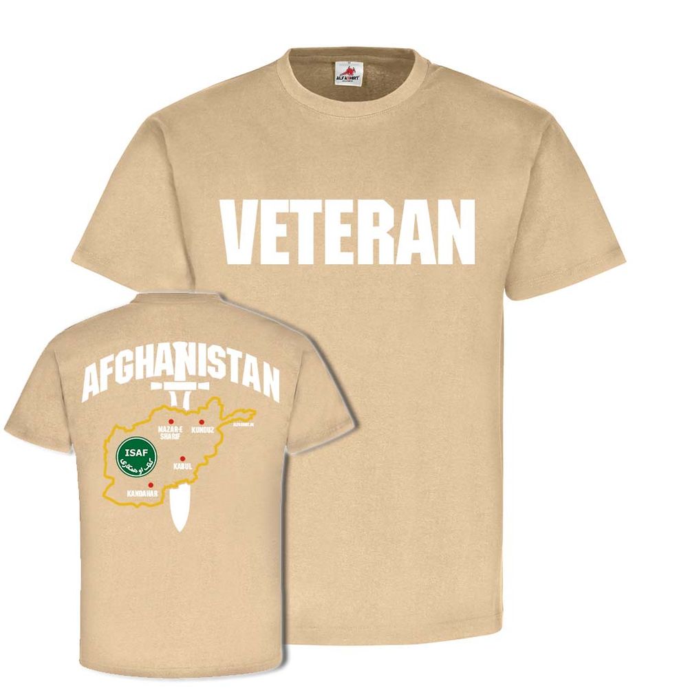 Veteran Afghanistan ISAF Mazar E Sharif Kunduz Krieg Land T Shirt#25079