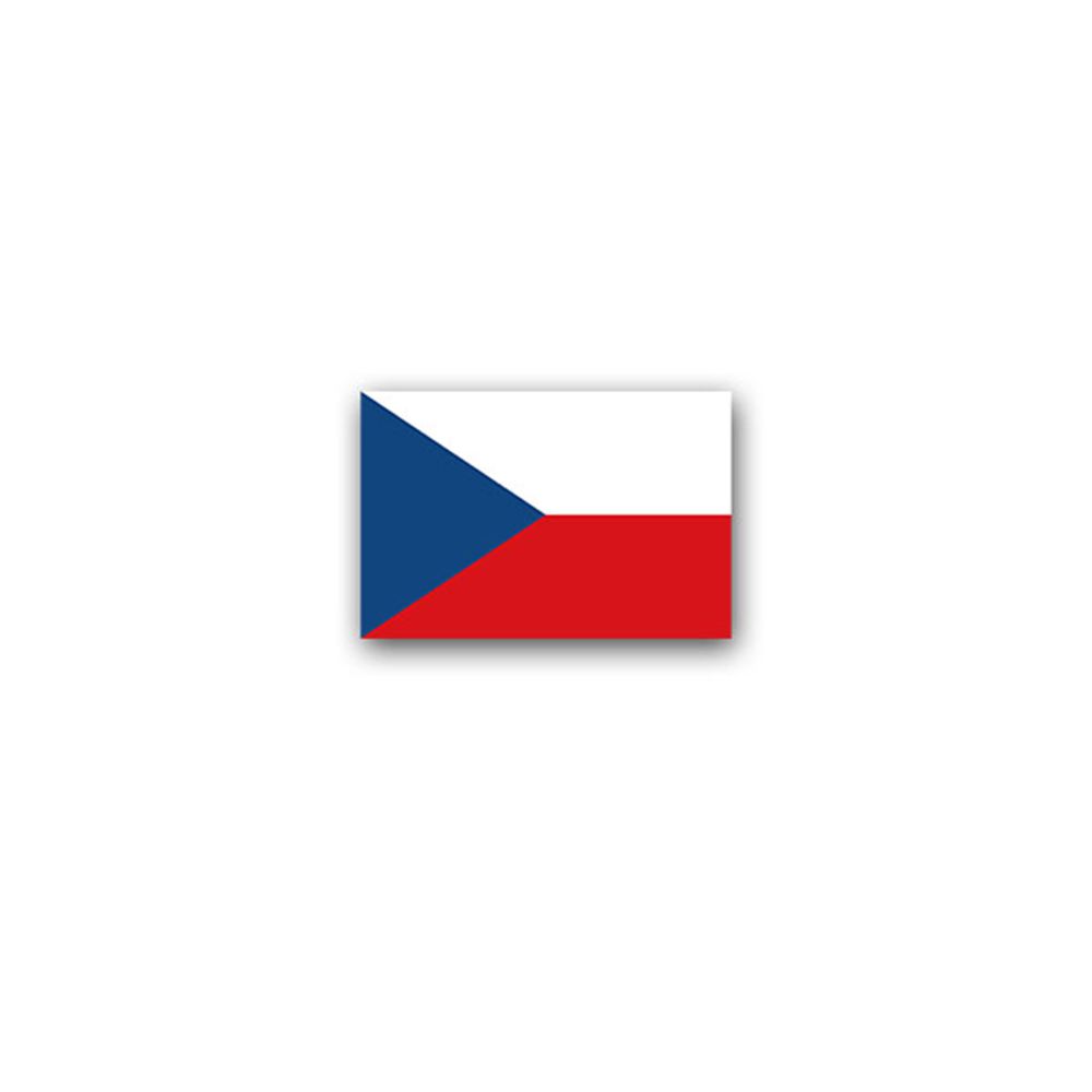 Aufkleber/Sticker Tschechien Flagge Tschechische Republik Ceska 11x7cm A3034