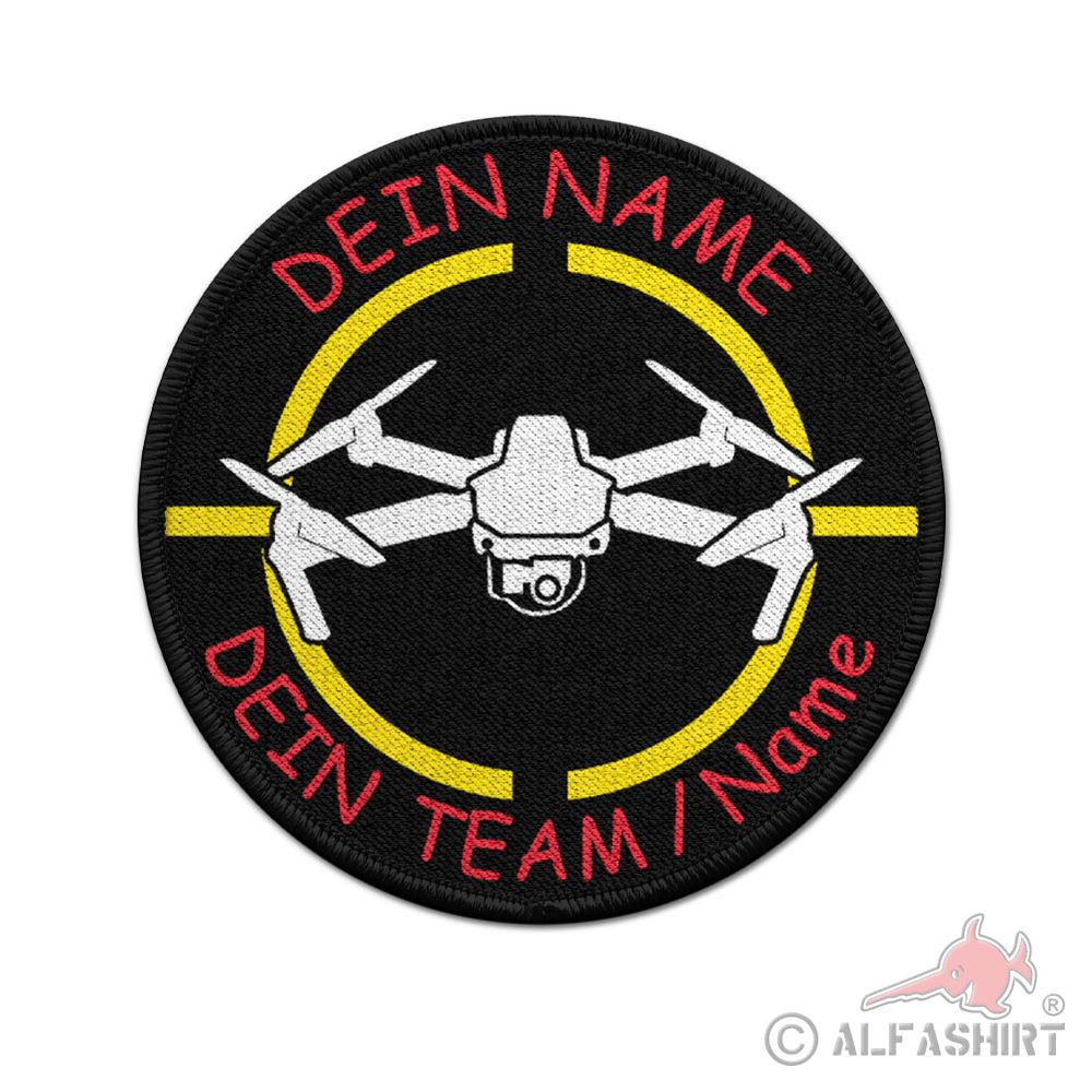 Patch Drohnen-Team personalisiert FPV Racing Sport Quadrocopter Luftbilder#39391
