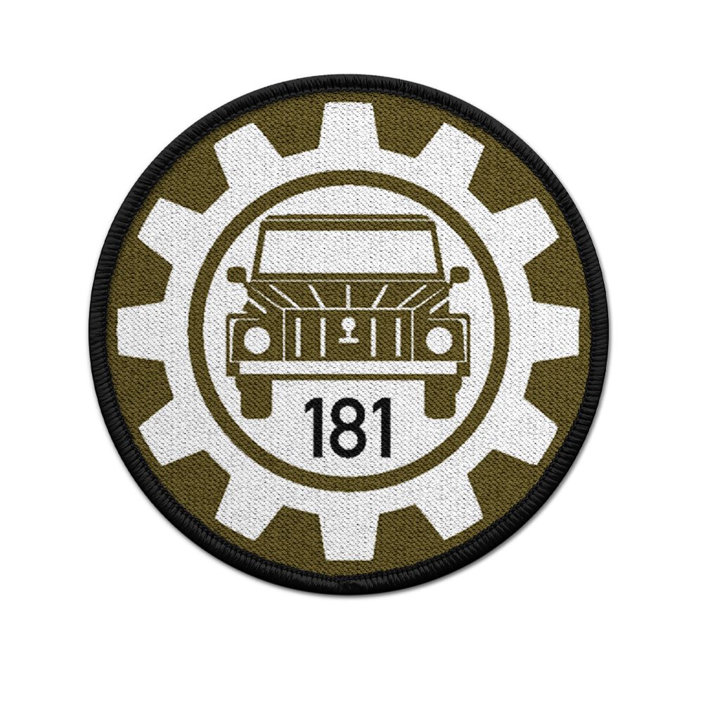 Patch BW Kübel 181 Kübelwagen Ral 6014 Bundeswehr Feldjäger Rostfrei # 33949