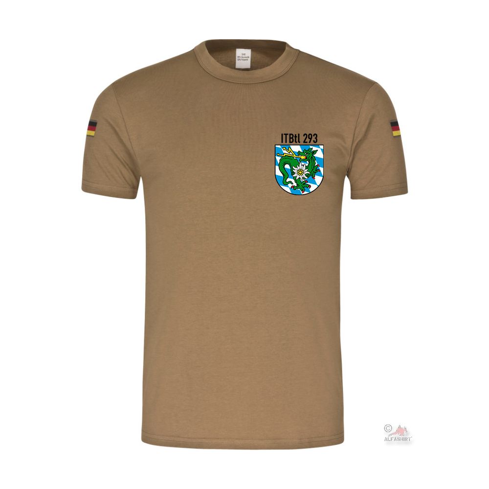 Bw Tropen ITBtl 293 Informationstechnikbataillon Murnau Cyber IT T-Shirt # 37557