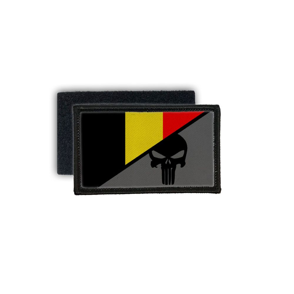 Belgien skull normal Airsoft Patriot Brüssel Belgische Streitkräfte Patch #27661