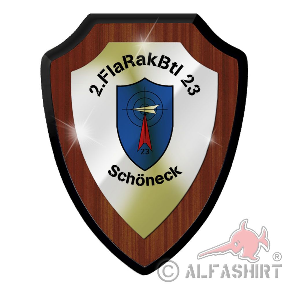 Heraldic shield 2 FlaRakBtl 23 anti-aircraft missile battalion Bundeswehr # 37691