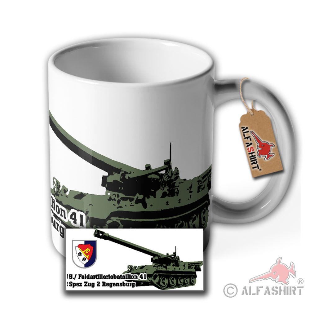 Tasse 5 Feldartilleriebatallion 41 Spez Zug 2 Regensburg  Bundeswehr #39251