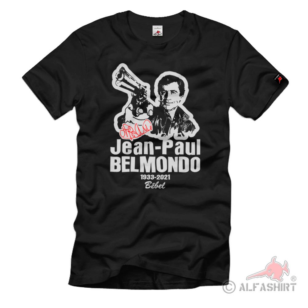 Jean-Paul Belmondo Action Held Frankreich TV Film Legende - T Shirt #38261