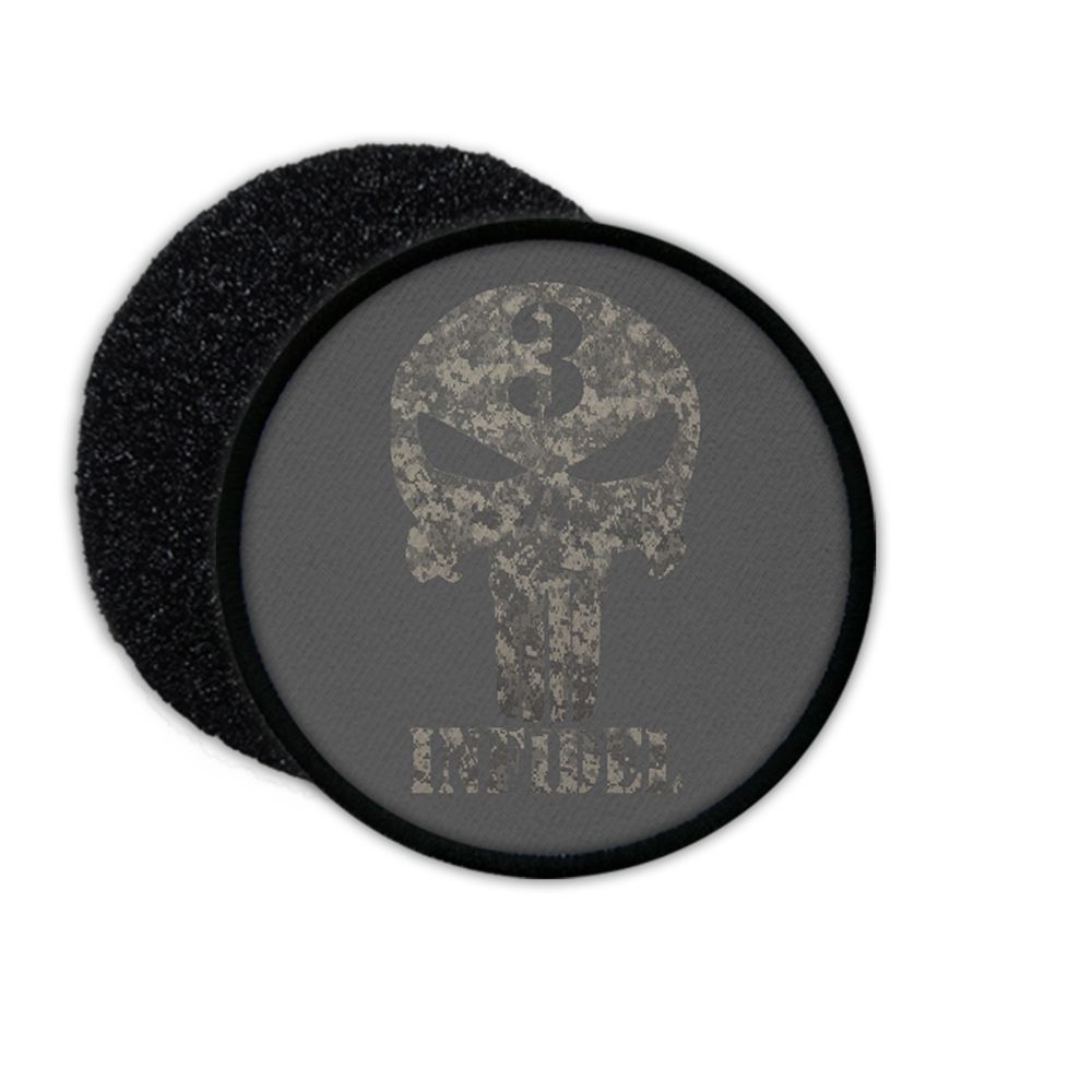 Patch Aufnäher Sniper Patch Scharfschütze Digitaltarn Skull  #23497