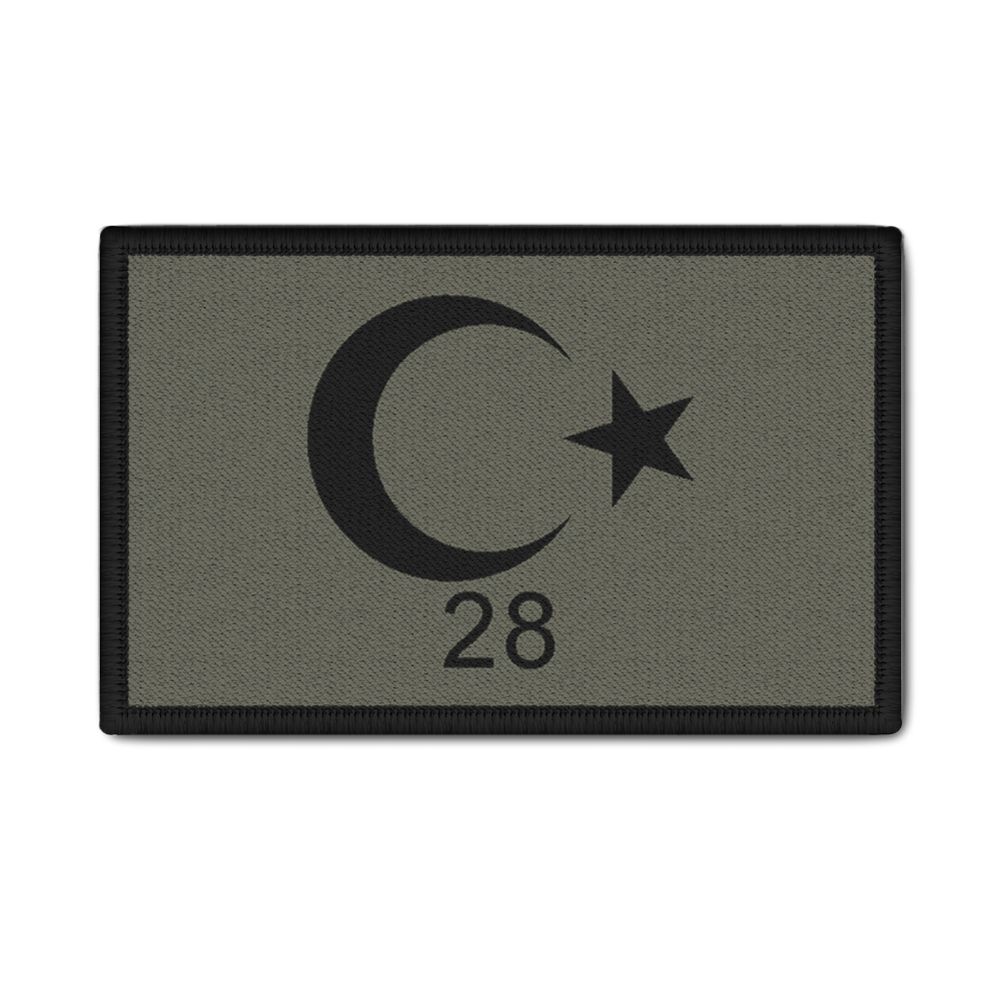 Patch Turkey Army 28 Türkiye Flag Turk Star Number Customer # 31257