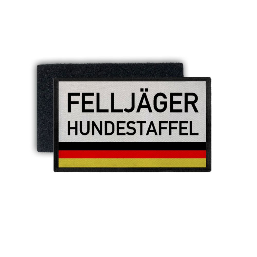 Felljäger Hundestaffel K9 Deutschland Pelzrakete Feldjäger MP 7,5x4,5cm #32561