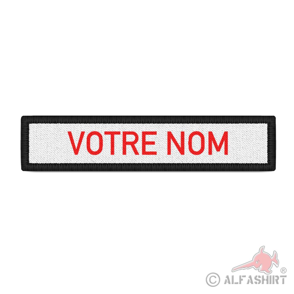 Ecusson avec votre nom