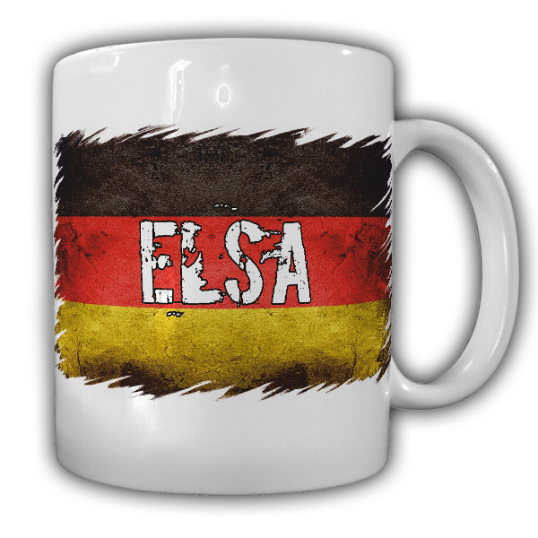 Tasse Elsa Becher Deutschland Fahne Flagge Kaffeebecher #22168