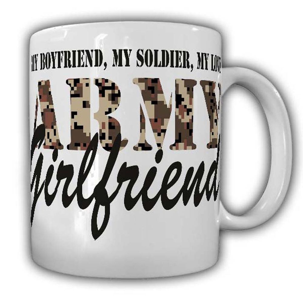 Army Girlfriend Tasse Military Soldat US Army America USA Freundin Liebe #22555