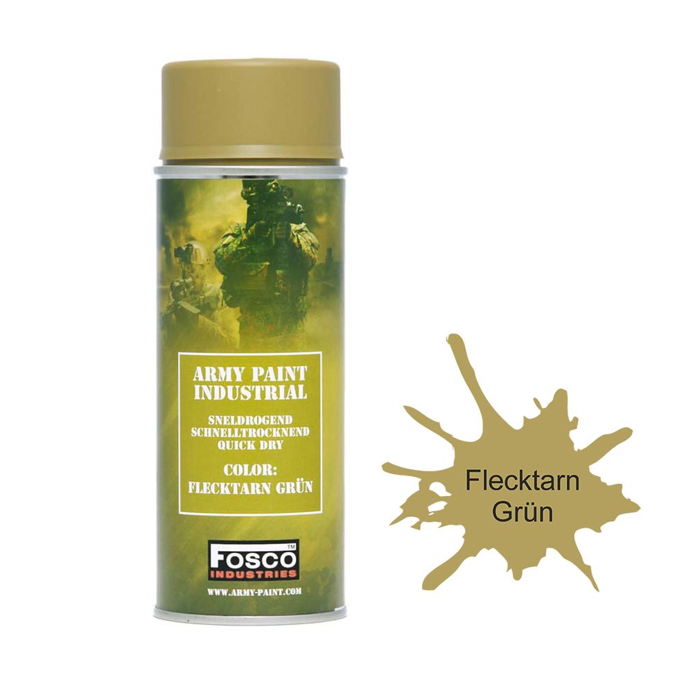 Farbspray Flecktarn Grün BW Bundeswehr Oliv Aisofr Spray Lack Sniper #34537