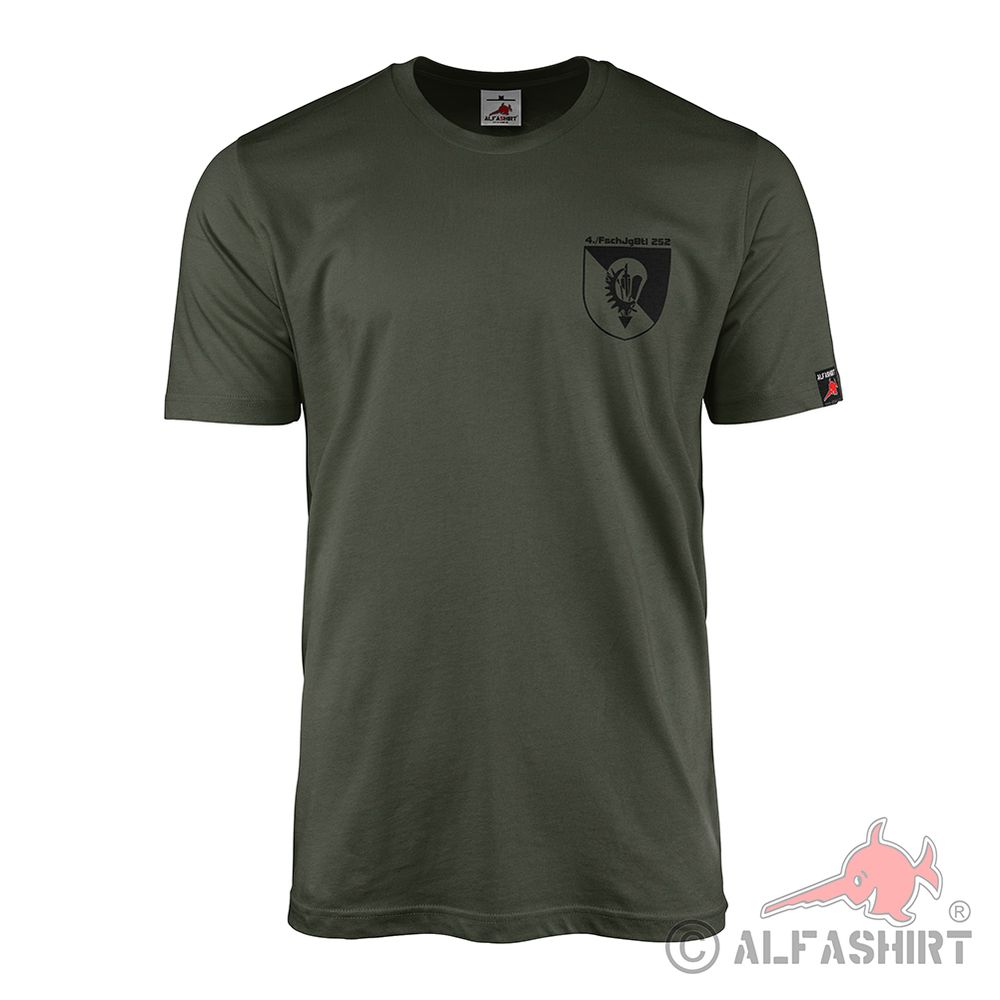4 FschjgBtl 252 Fallschirmspringer Luftwaffe Army Armee Soldat T-Shirt #44381