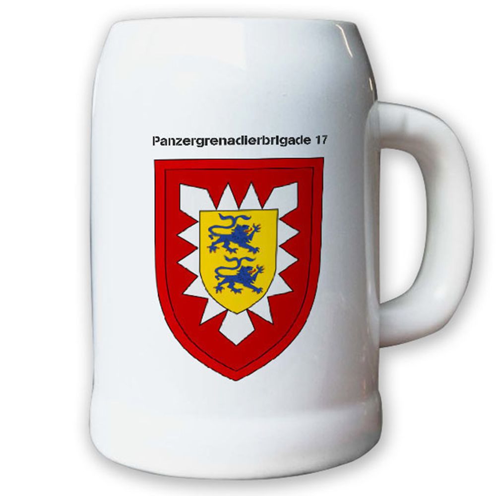 Krug / Bierkrug 0,5l -27.Bierkrug Panzergrenadierbrigade 17 PzGrenBrig #12991