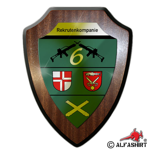 Wappenschild Recruitment Company 6 Coat of Arms Company Basic Education Stetten # 16021