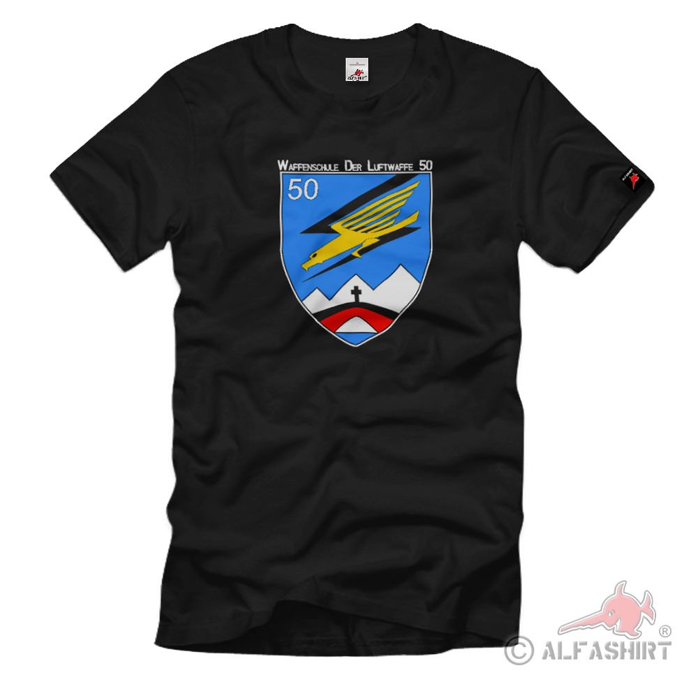 Waffenschule Luftwaffe Waslw 50 Bundeswehr Militär T-Shirt #2603