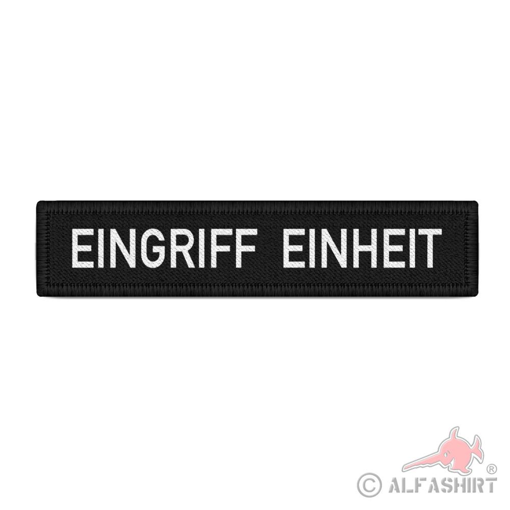 Patch EINGRIFF  EINHEIT Sicherheitsdienst Ordner Aufnäher Polizei #38792