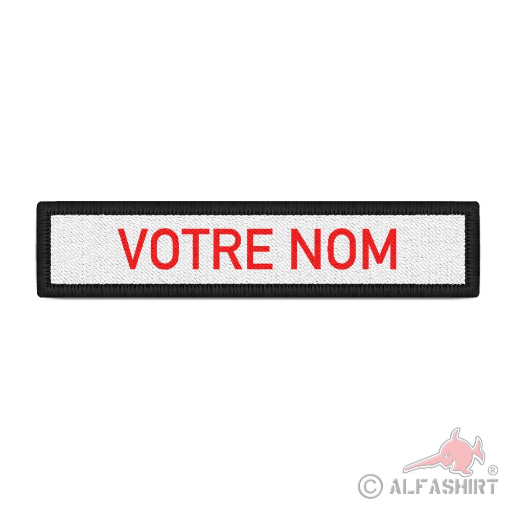 Ecusson avec ton nom