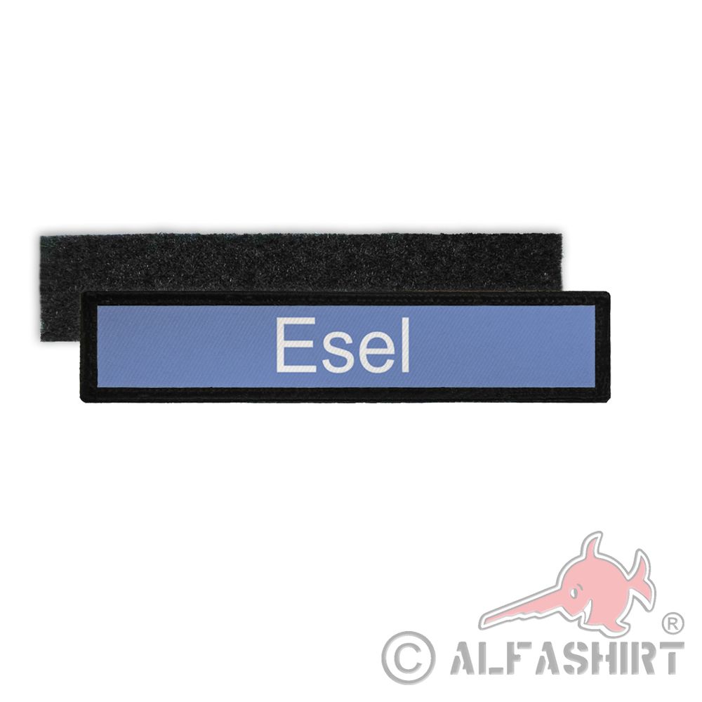 Namenspatch Esel Fun Humor Tier Zeichentrick Figur Animation Aufnäher #26207