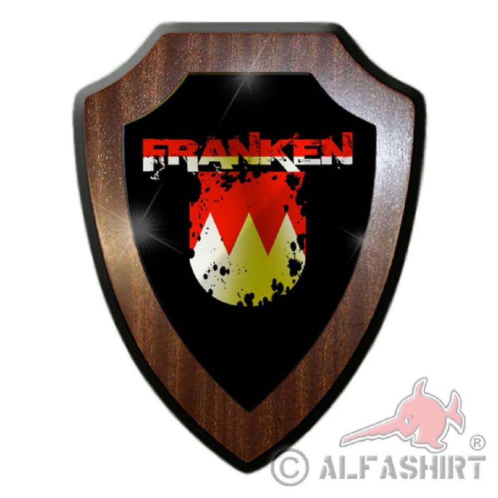 Wappenschild / Wandschild - Franken Deutschland Region Fränkisch Stadt Stadtwappen Frankenland Kompanie Emblem #18884